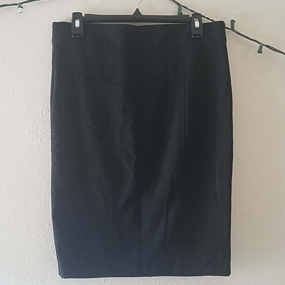 Black pencil skirt